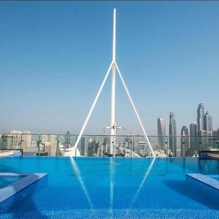 Luxury Modern Studio In Jlt With Amazing View & Rooftop Pool - Sleeps 3 ดูไบ ภายนอก รูปภาพ