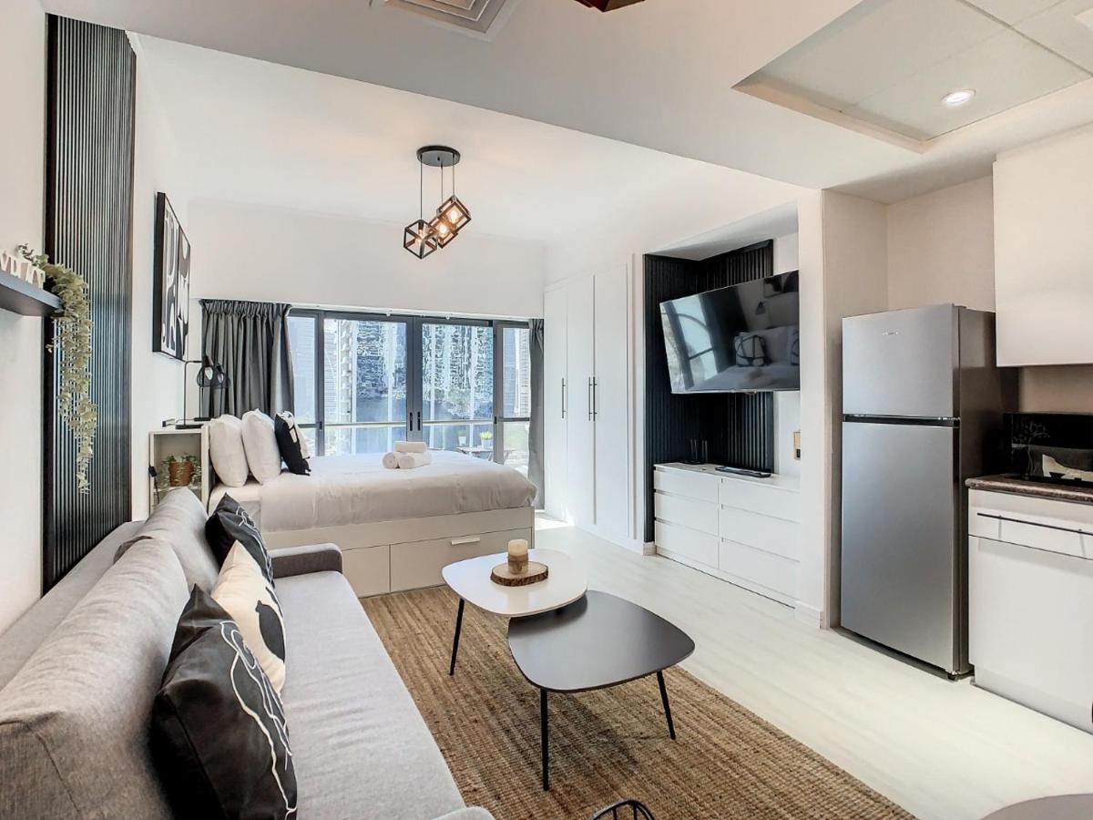 Luxury Modern Studio In Jlt With Amazing View & Rooftop Pool - Sleeps 3 ดูไบ ภายนอก รูปภาพ
