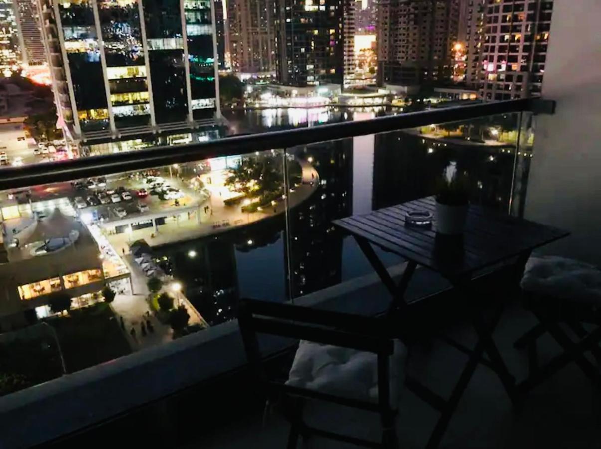 Luxury Modern Studio In Jlt With Amazing View & Rooftop Pool - Sleeps 3 ดูไบ ภายนอก รูปภาพ