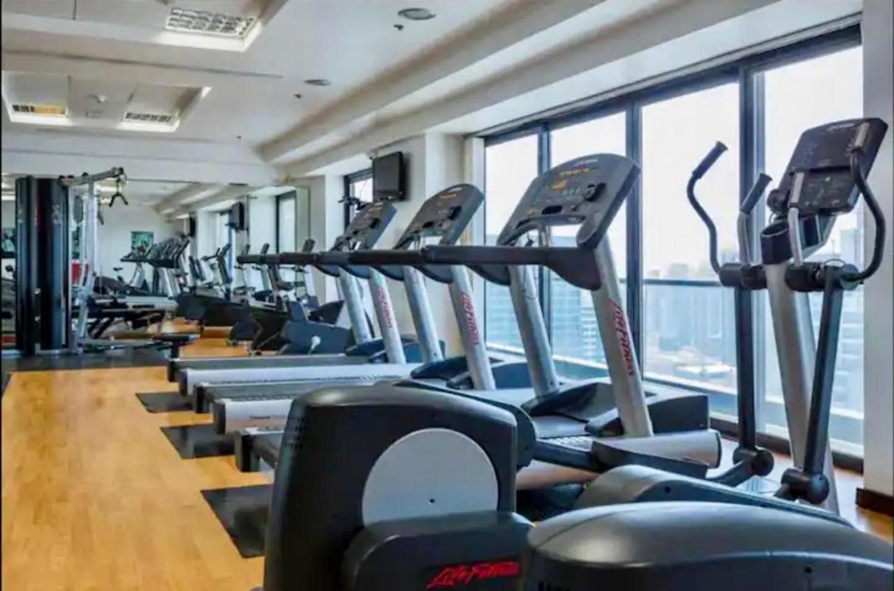 Luxury Modern Studio In Jlt With Amazing View & Rooftop Pool - Sleeps 3 ดูไบ ภายนอก รูปภาพ